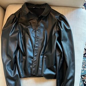 Black zara blouse